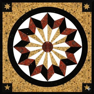 Hoa văn vuông HT-HVV020