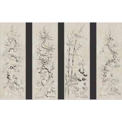 Tranh điêu khắc HT-TDK009