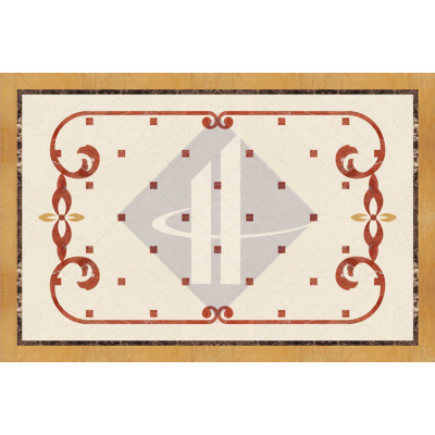 Hoa văn hình chữ nhật HT-HVCN0042