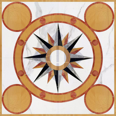 Hoa văn vuông HT-HVV045