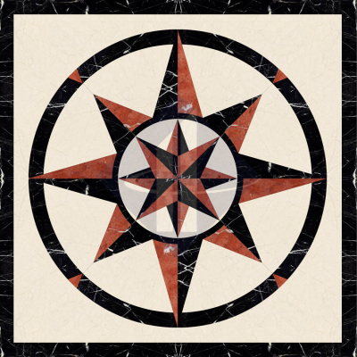 Hoa văn vuông HT-HVV051