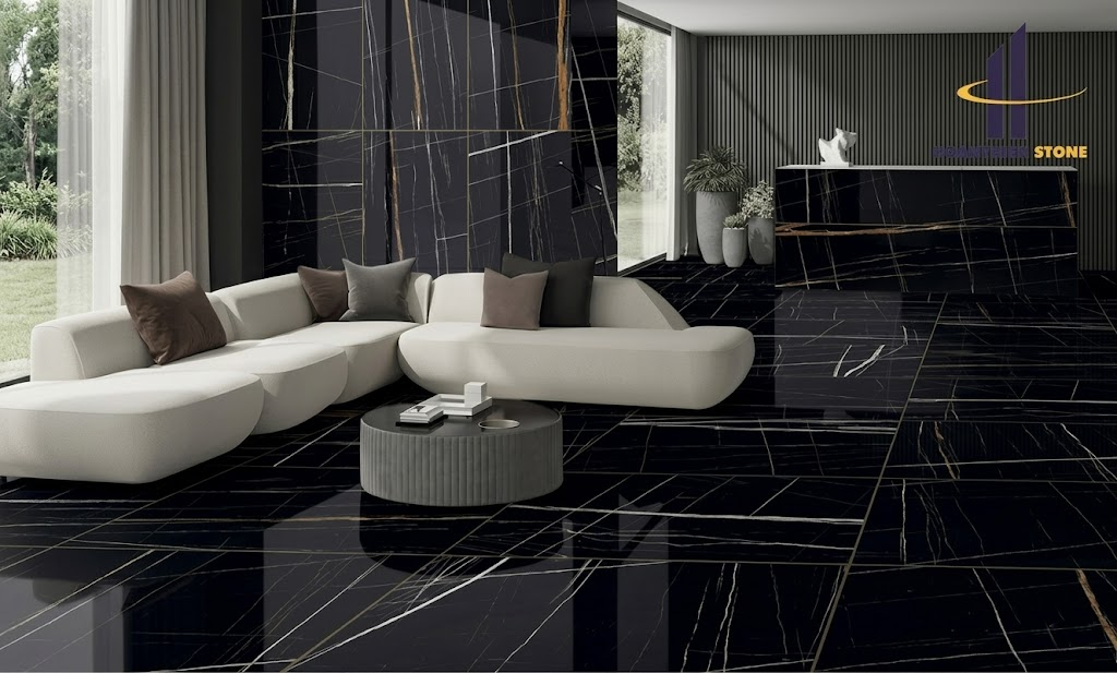 Đá Marble đen chỉ vàng – Vẻ đẹp sang trọng cho không gian