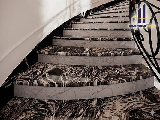 Đá ốp cầu thang