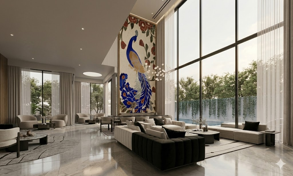 Tranh đá tự nhiên – Trang trí bền đẹp, nâng tầm không gian