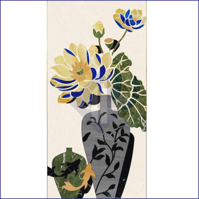 Tranh hoa văn tường HT-THVT005