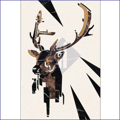 Tranh hoa văn tường HT-THVT006