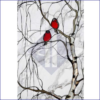 Tranh hoa văn tường HT-THVT007