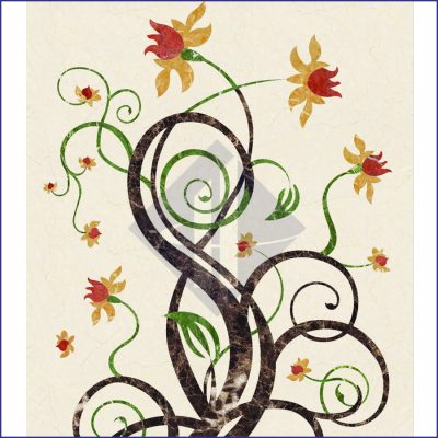 Tranh hoa văn tường HT-THVT011