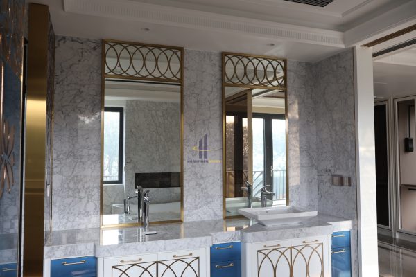 Lavabo đá Marble trắng tại biệt thự ParkCity