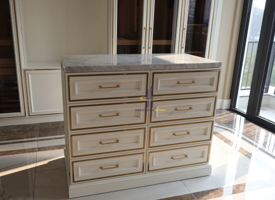 Mặt đá Marble ứng dụng trên tủ nội thất cao cấp