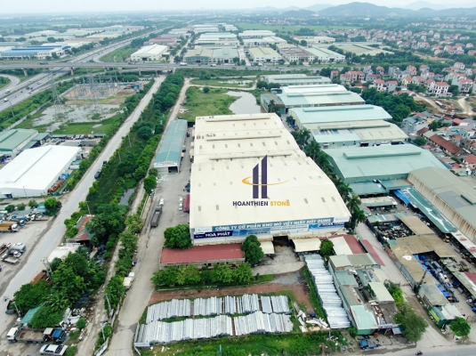 Toàn cảnh kho đá từ trên cao
